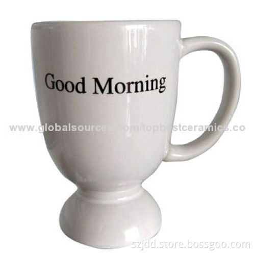 Porcelain coffee mug and spoon set with customized logo